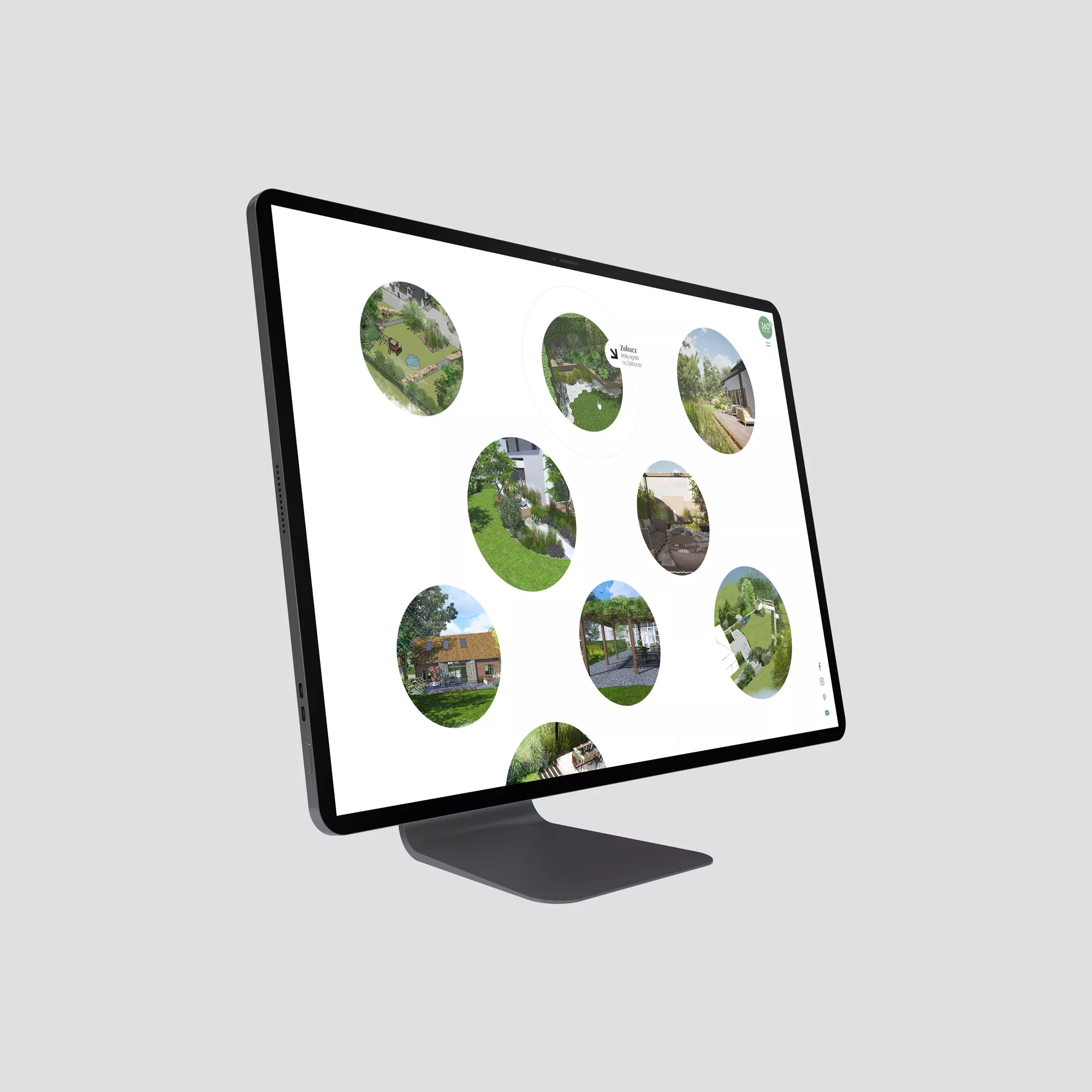 360 stopni zieleni - projekt strony internetowej 2